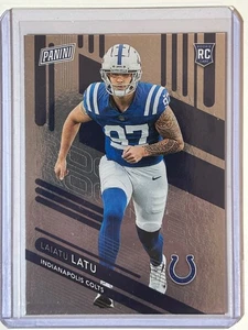 2024 PANINI VIP SILVER PACK SP ROOKIE SILVER LAIATU LATU INDIANAPOLIS COLTS - Picture 1 of 2