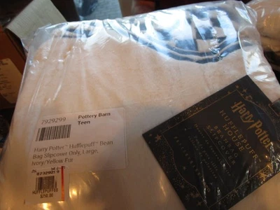 Bolsa de frijoles Pottery Barn Teen Harry Potter Hufflepuff nueva con etiquetas Foto 1 de 2
