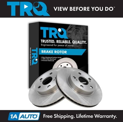 Conjunto de rotores de freio dianteiro TRQ para Toyota Prius 2004-2009 - Imagem 1 de 4