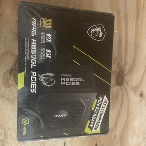 MSI MAG A850GL PCIE 5.1 & ATX 3.1 Game Power Supply Full Modular MAGA850GLPCIE5 - Picture 1 of 2