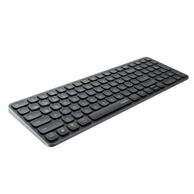 Rapoo E9350L Multi-Device Ultra-Thin Wireless Keyboard, Bluetooth & 2.4GHz - Image 1 of 4