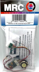 HO MRC 00111615 DCC SOUND DECODER 16 BIT UNIVERSAL ALCO 539T - Picture 1 of 1