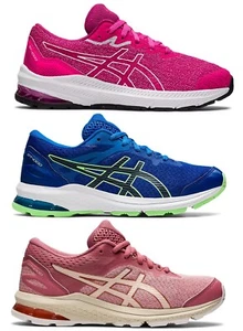 SCARPE ASICS GT-1000 - 10 - 11 GS BLU ROSA SHOES RUNNING DONNA BAMBINA BAMBINO - Foto 1 di 21