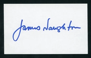 Tarjeta índice firmada por James Naughton Actor: El planeta de los simios 3x5 E26940 - Imagen 1 de 1