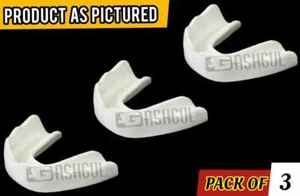 3PCS Silicone Mouth Guard Night Teeth Grinding Clenching Night Sleep Dental Bite - Picture 1 of 6
