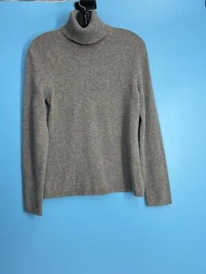 Sudadera para mujer Only Mine gris 2 capas de cachemir cuello alto talla: M Foto 1 de 4