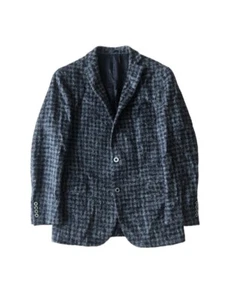 Laboratorio. Pal Zileri Chaqueta Blazer Hombre Alpaca/Mohair Pata de Gallo Gris S - Imagen 1 de 9