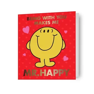 Valentinstagskarte | Mr Men & Little Miss | Mr Happy - Bild 1 von 6