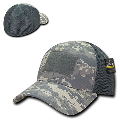 RAPDOM Tactical Air Malla Corona Baja Flexible Militar Gorras Sombreros con Parche Frontal Foto 1 de 3