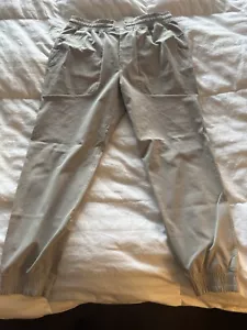 Lululemon ABC Warpstreme Pull On Pants Men’s L Beige Straight Leg Stretch Waist - Picture 1 of 8