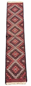 Antique Baluchistan kilim size is 183 x 40 cm - Picture 1 of 11