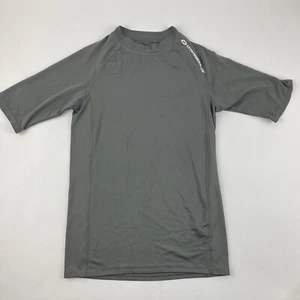 O'Rageous Swim Shirt Boys Gray Short Sleeve Mock Neck - Picture 1 of 8