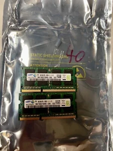 Samsung Apple 4GBx2=8GB 1600Mhz (2x4GB) PC3-12800S-11-11-F3 (M471B5273DH0-CK0) - Picture 1 of 1