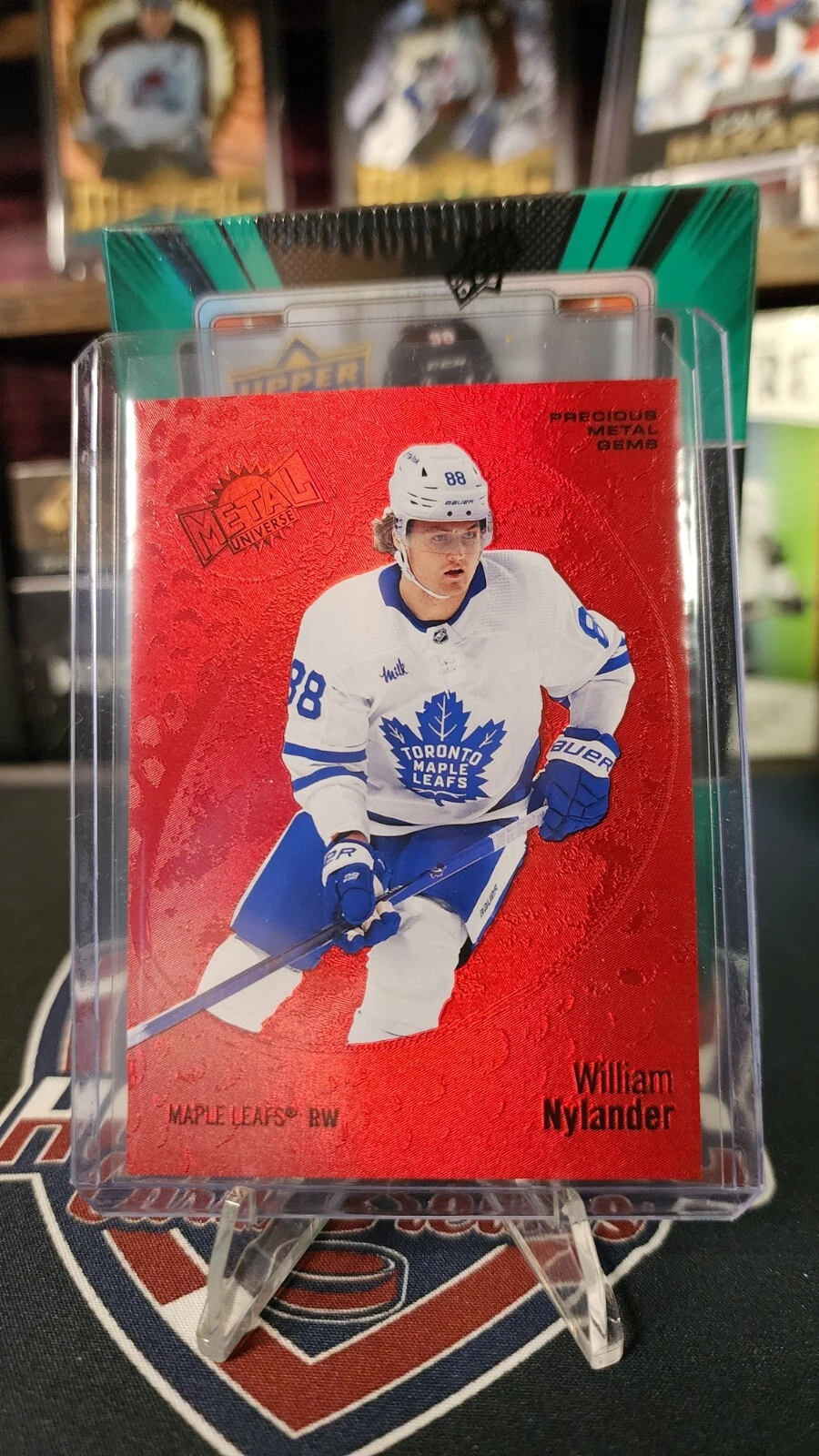2022-23 Metal Universe William Nylander #49 Precious Metal Gems /100 PMG