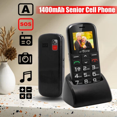 Seniorenhandy,Rentner Handy mit Großen Tasten,SOS Mobiltelefon,Großtastenhandy - Bild 1 von 4