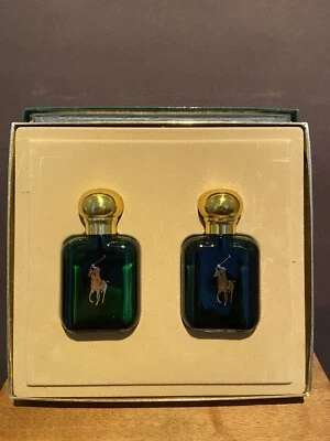 Vintage Ralph Lauren Polo 2 Pcs. Gift Set 1.5 OZ Cologne Splash Original Warner - Image 1 of 4