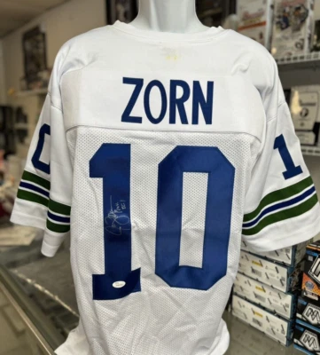 Jim Zorn Signed Autographed Custom XL Jersey - JSA - Image 1 of 2