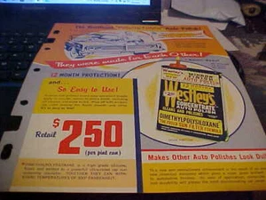 WESTLEY'S Paste Wax Vintage Katalogseite Feb. 1967 Top Zustand - Bild 1 von 2