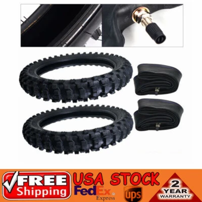 Tubos de neumáticos delanteros y traseros 70/100-19 y 90/100-16 para Honda CRF150F CRF110F KX100 Foto 1 de 4