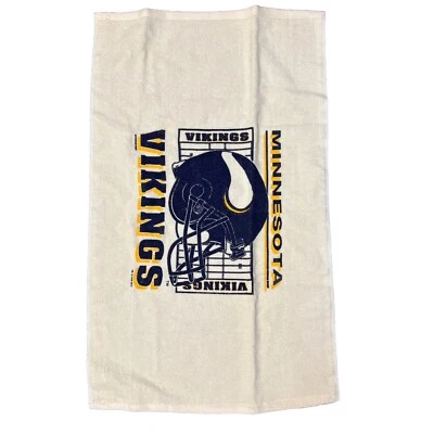 Шлем Minnesota Vikings 16 x 26 дюймов 100% хлопок ралли бежевое полотенце фиолетовый. - Изображение 1 из 4
