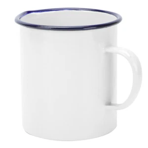 Enamel Mug Enamel Pitcher Enamel Mixing Bowl Mug Hot Drink Cups - Picture 1 of 12