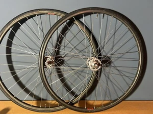Campagnolo Record High Flange Pista Mavic Track Wheels Fixed Tubular Ritchey - Picture 1 of 12