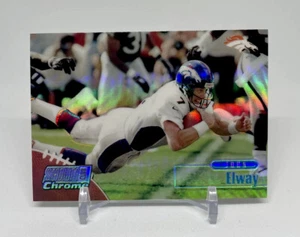 John Elway 1998 Topps Stadium Club Chrome REFRACTOR #SCC1 Denver Broncos HOF B - Picture 1 of 2