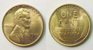 1944 P Lincoln Cent Brilliant Uncirculated BU - Imagen 1 de 1