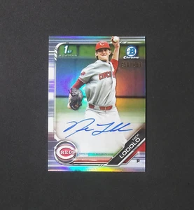 2019 Bowman Draft 1st Rookie Autograph /499 Refractor #CDA-NL Nick Lodolo RC SP - Picture 1 of 22