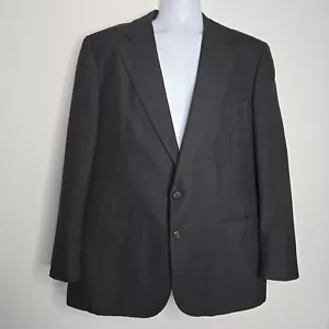 Polo University Club Ralph Lauren Blazer Mens 44 45 Black Made in USA Jarrod's - Picture 1 of 15