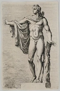 François PERRIER, sagt le BOURGUIGNON (1590 - 1650) - L'Apollon pythien - Bild 1 von 1