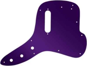 WD Custom Pickguard For Fender 1971-1977 Musicmaster Bass #10PR Purple Mirror - Picture 1 of 1