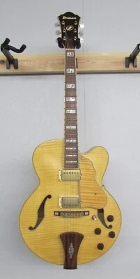 Ibanez Artcore AF105 NT Natural Blonde Pearl Inlay 6 String Electric Guitar - Image 1 of 4