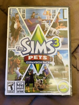 Sims 3: Pets Expansion Pack (Windows/Mac: Mac and Windows, 2011)- FACTORY SEALED - Image 1 of 3