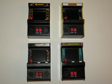 PAC-MAN Q-BERT CENTIPEDE GALAGA Mini Arcade Classics LOT Konami ~ ALL WORK GREAT