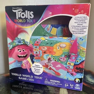 Trolls World Tour Board Game 4 Collectible Figures By Spin Master 2020 - Opened - Picture 1 of 23
