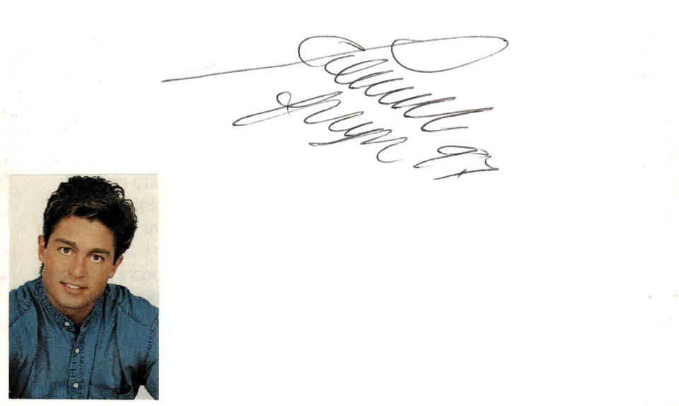 Fernando Colunga Signed Auto 3x5 Index Card Alborada - Image 1 of 2
