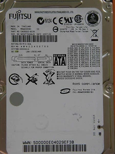 80 GB Fujitsu MHW2080BH / PN: CA06820-B038 / 2007-02 Notebook Hard Drive - Bild 1 von 1