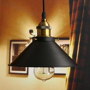 Rustic Industrial Vintage Metal Shade Pendant Light Hanging Ceiling Lamp Fixture - Picture 1 of 9