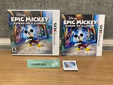 Disney Epic Mickey Power of Illusion Nintendo 3DS CIB
