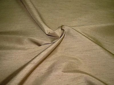 ~3 6/8 YDS~RICHLOOM~FAUX SILK "BRONZE" ~DRAPERY UPHOLSTERY FABRIC FOR LESS~ — 第 1/2 张图片