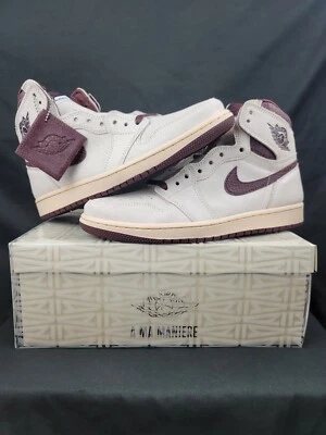 Nike Jordan 1 Retro Alto OG A Ma Maniere DO7097-100 Hombres Talla 9.5 Vela/Borgoña Foto 1 de 4