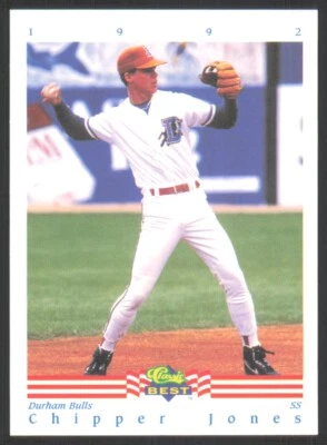 1992 Classic Best Chipper Jones Durham Bulls #93 - Image 1 of 2