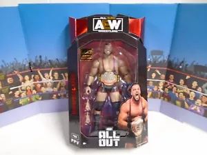 AEW Wardlow Unrivaled PPV Series Figure Jazwares All Out TNT Title Brand New - Picture 1 of 6