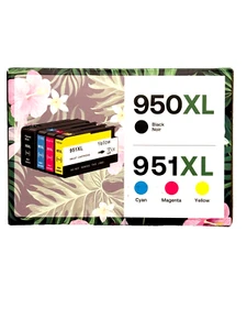 4 Pack 950XL 951XL Ink Cartridges for HP Officejet Pro 8610 8615 8620 8630 8625 - Picture 1 of 2