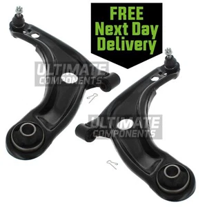 Fits Toyota Yaris 2005-2021 Front Lower Suspension Wishbone Control Arms 1 Pair - Picture 1 of 24