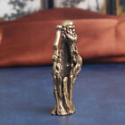 Old Buddha Statue Brass Handmade Carved Figure Tea Pet Art Gif Chinese