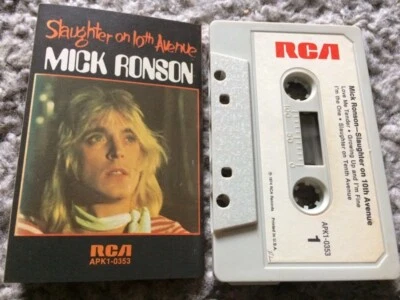 Mick Ronson – Slaughter On 10th Avenue (Cassette Album, 1974, US) - Image 1 of 2