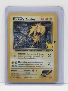 Rocket's Zapdos 15/132 Celebrations: Classic Collection Holo Pokémon TGP NM - Picture 1 of 2