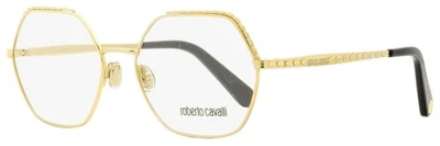Gafas hexagonales Roberto Cavalli RC5104 030 doradas/negras 54 mm 5104 Foto 1 de 2